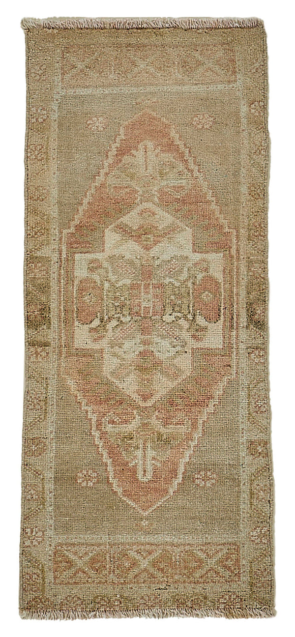 1x3 Vintage Turkish Small Rug - 50769