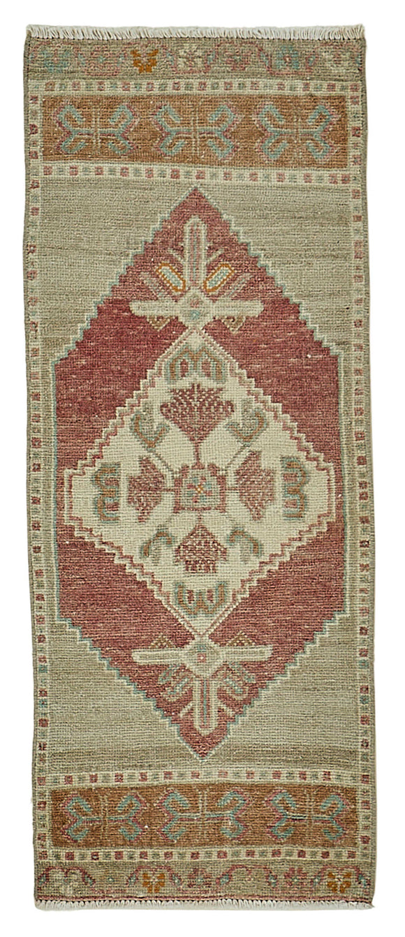 1x3 Vintage Turkish Small Rug - 50771