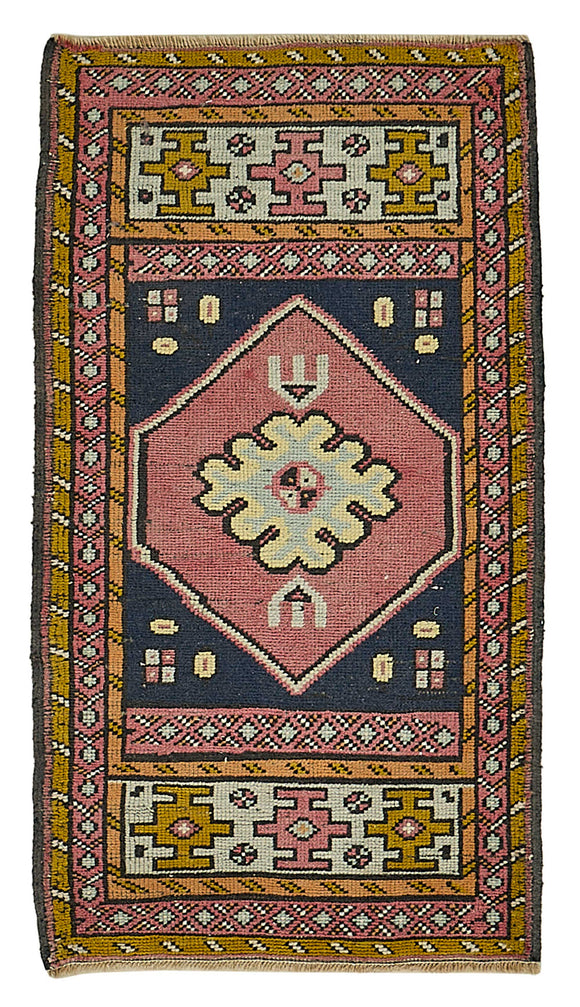 2x3 Vintage Turkish Small Rug - 50780