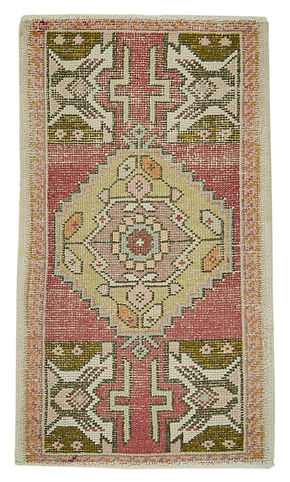 2x3 Vintage Turkish Small Rug - 50781