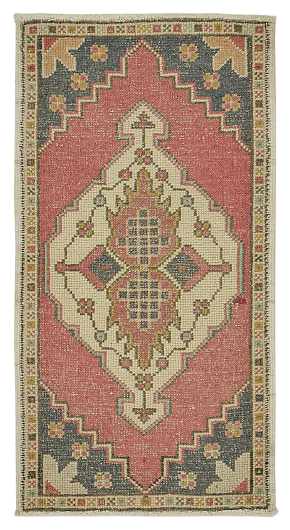 2x3 Vintage Turkish Small Rug - 50782