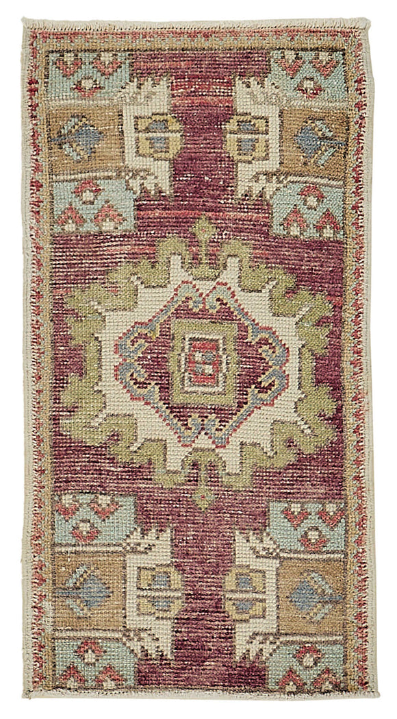 2x3 Vintage Turkish Small Rug - 50784
