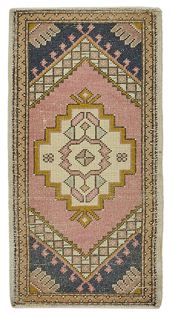 2x3 Vintage Turkish Small Rug - 50791