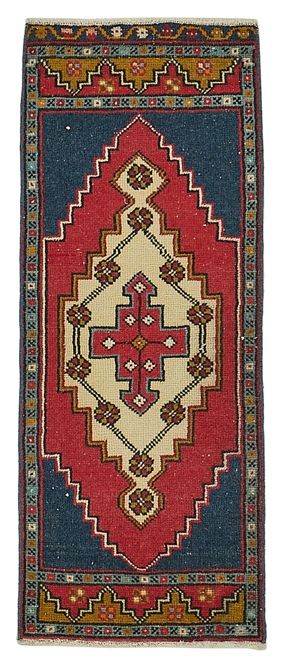 1x3 Vintage Turkish Small Rug - 50801