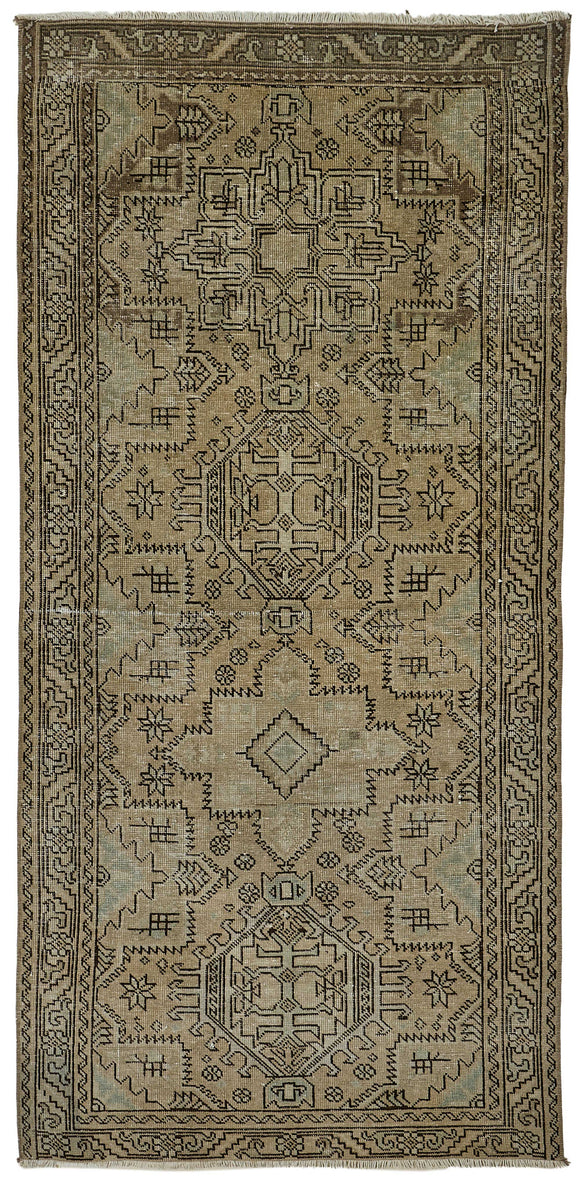 3x7 Vintage Hand-Knotted Rug - 50981