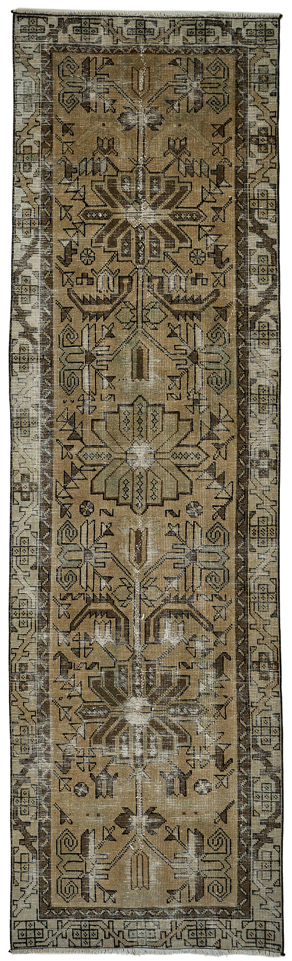 3x10 Vintage Hand-Knotted Rug - 50982