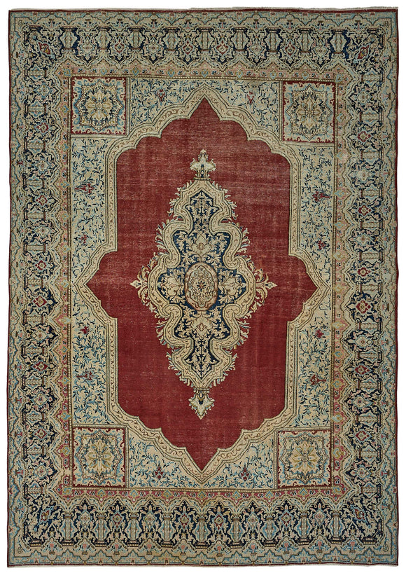 8x12 Vintage Hand-Knotted Rug - 50984