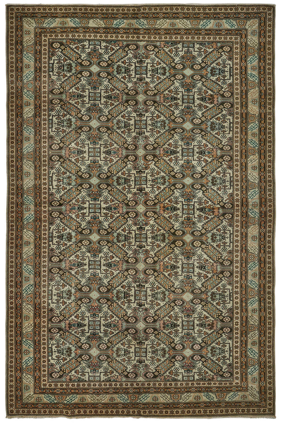 8x12 Vintage Hand-Knotted Rug - 50987