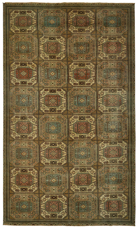 7x12 Vintage Hand-Knotted Rug - 50988