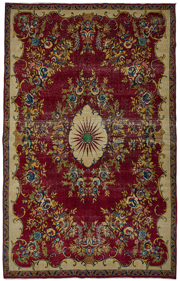 8x14 Vintage Hand-Knotted Rug - 50990