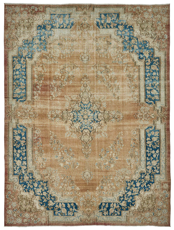 10x13 Vintage Hand-Knotted Rug - 50993