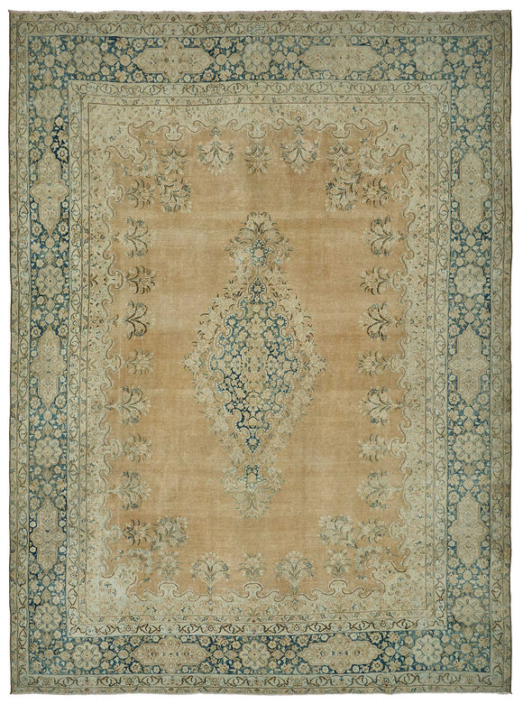 9x13 Vintage Hand-Knotted Rug - 50995