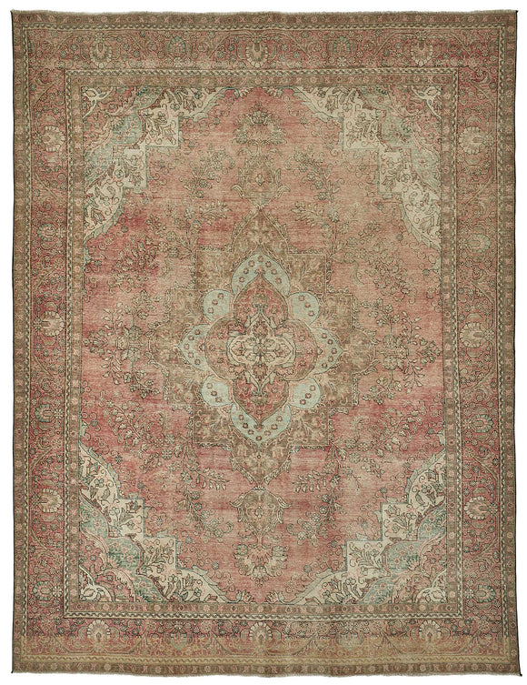 9x13 Vintage Hand-Knotted Rug - 50997