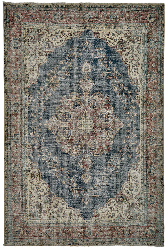 7x11 Vintage Hand-Knotted Rug - 51000