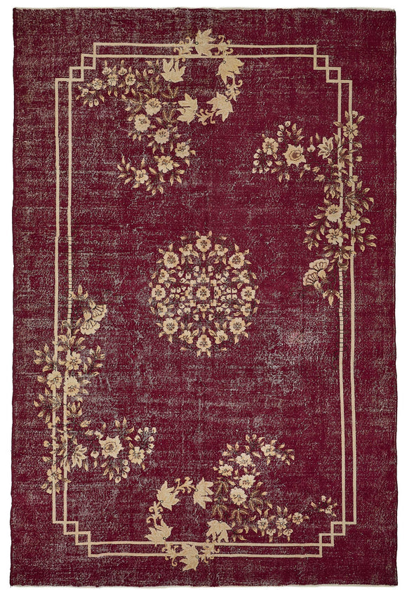 9x13 Vintage Hand-Knotted Rug - 51003