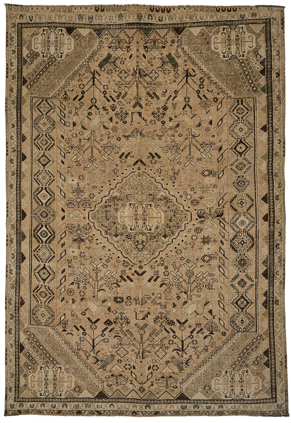 6x9 Vintage Hand-Knotted Rug - 51012