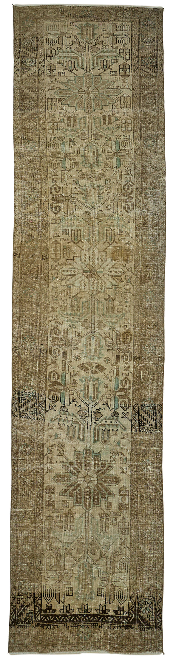3x15 Vintage Hand-Knotted Rug - 51013