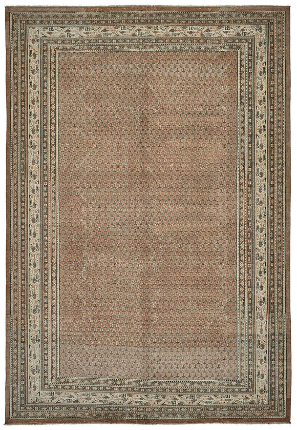 7x10 Vintage Hand-Knotted Rug - 51014