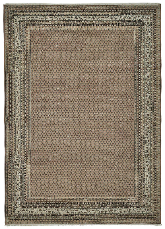 8x11 Vintage Hand-Knotted Rug - 51025