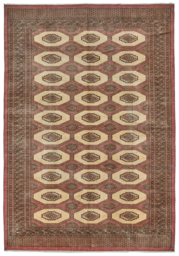 7x10 Vintage Hand-Knotted Rug - 51026