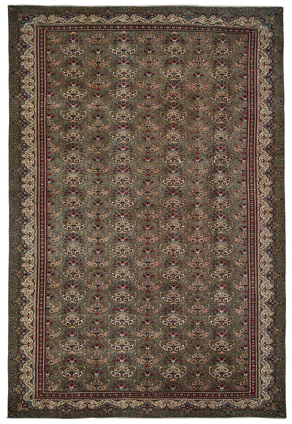 9x14 Vintage Hand-Knotted Rug - 51032