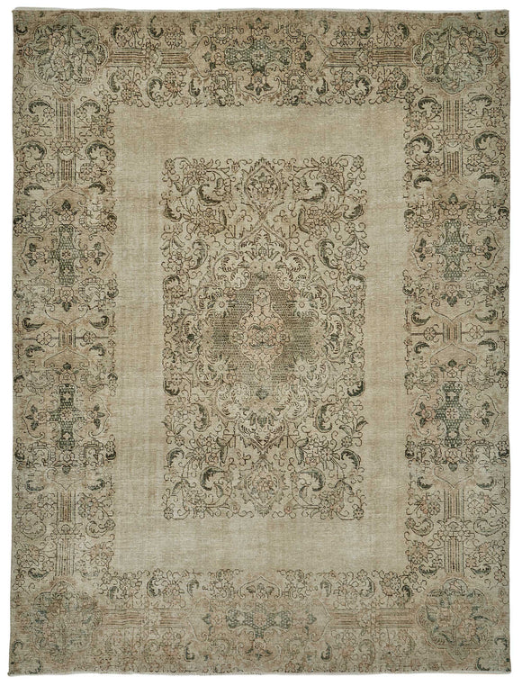 10x13 Vintage Hand-Knotted Rug - 51038