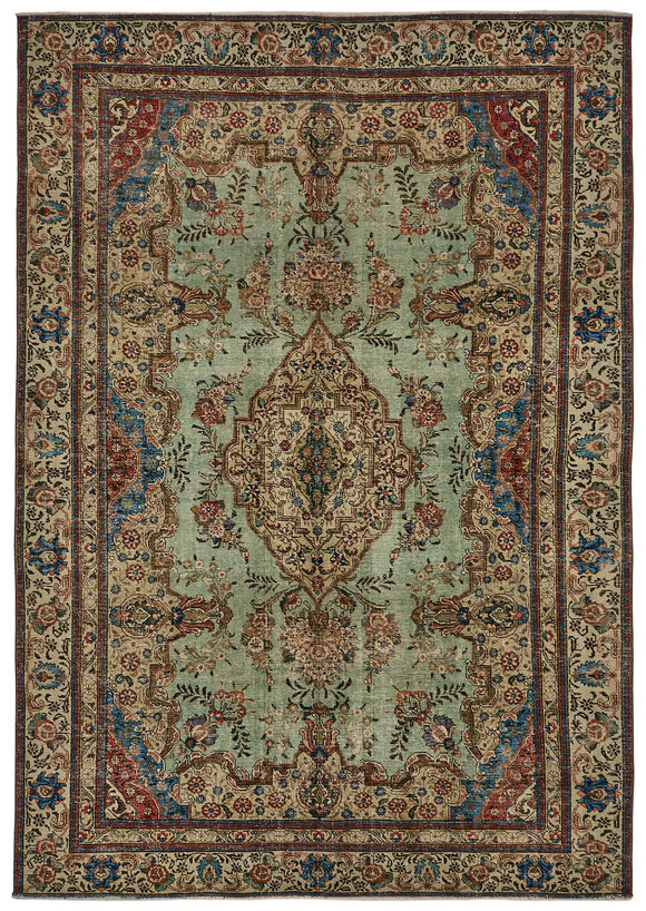 7x11 Vintage Hand-Knotted Rug - 51039