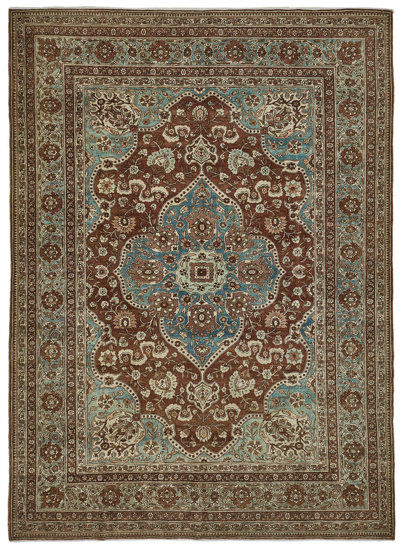 8x11 Vintage Hand-Knotted Rug - 51040