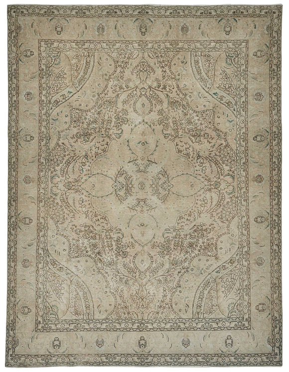 10x13 Vintage Hand-Knotted Rug - 51042