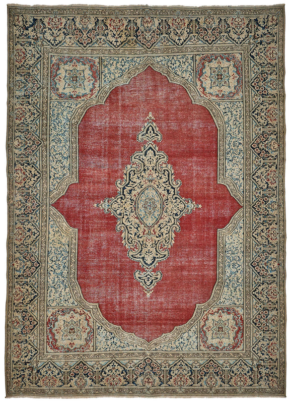 8x12 Vintage Hand-Knotted Rug - 51045