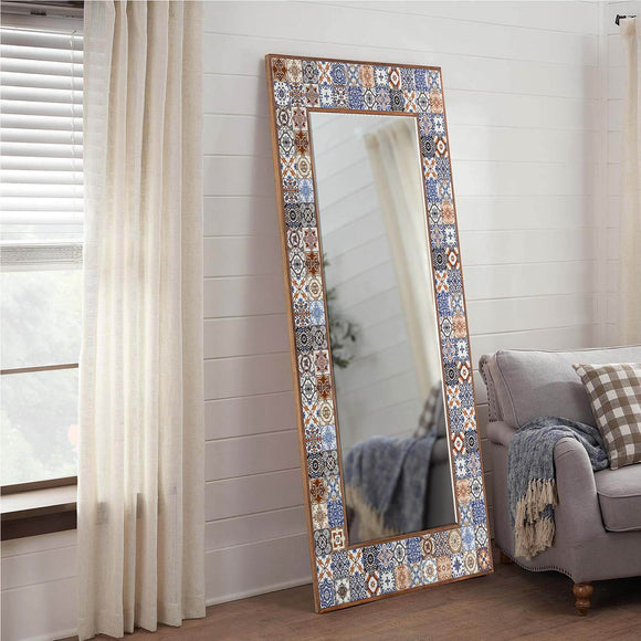 Martin Handmade Full Length Wall Decor Stone Mirror