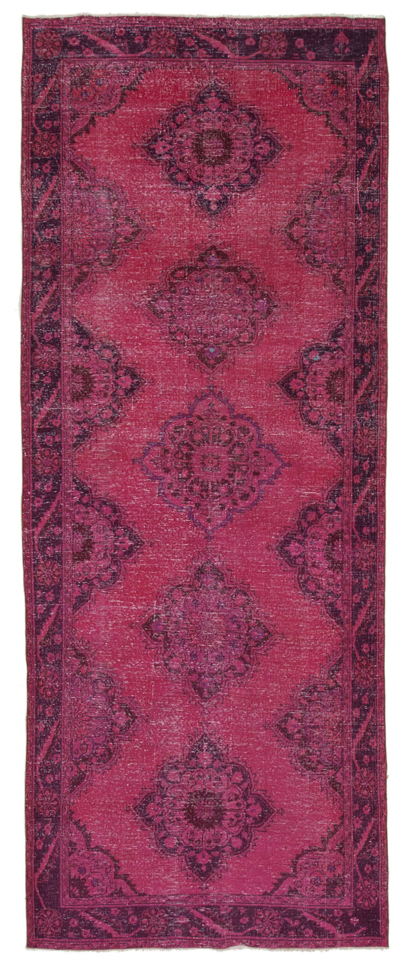 4' 8'' x 11' 5'' Turkish Hand-Knotted Runner Rug