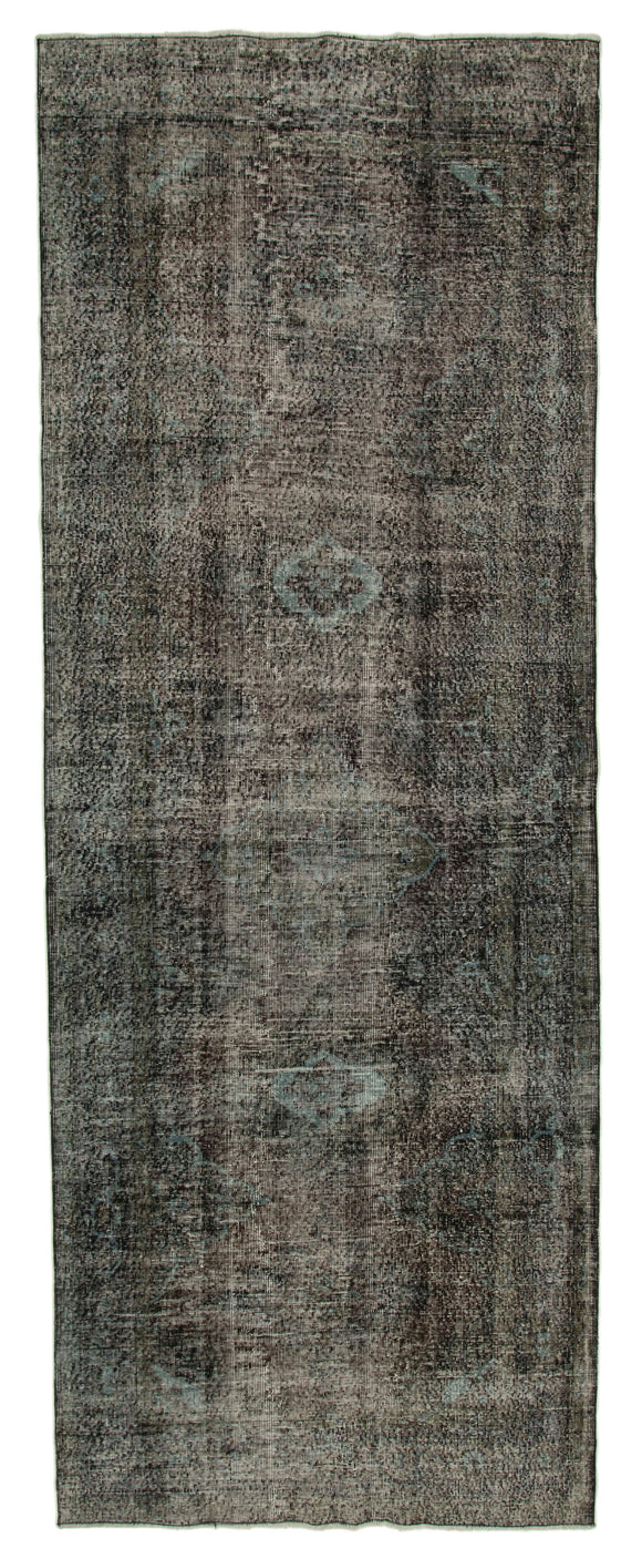 4' 10'' x 12' 11'' Turkish Hand-Knotted Runner Rug