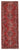 4' 6'' x 12' 8'' Turkish Hand-Knotted Runner Rug