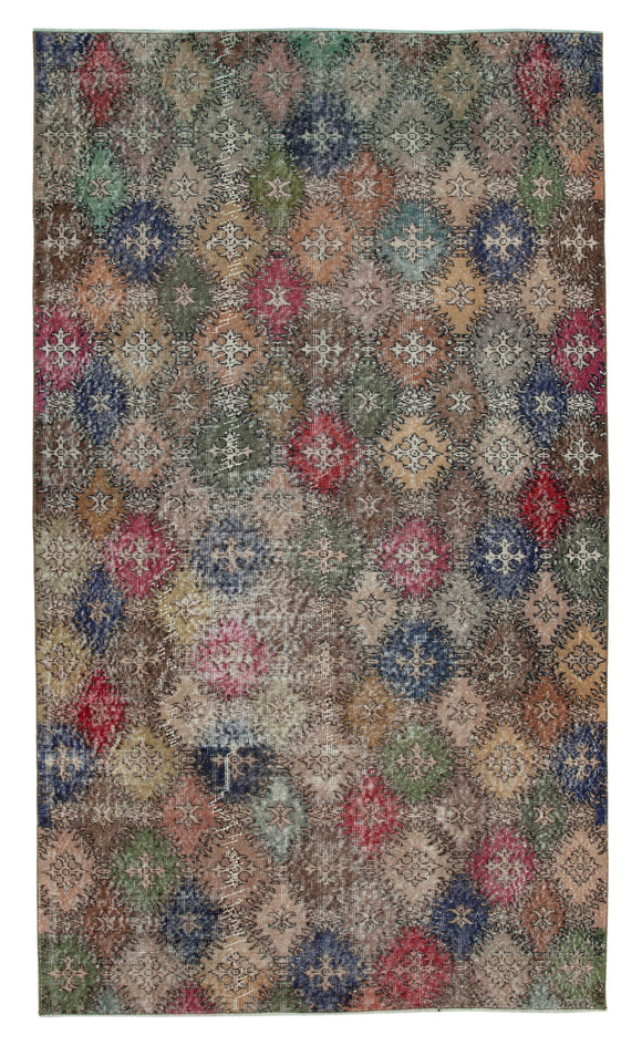 4' 11'' x 8' 6'' Hand-Knotted Turkish Boho Rug