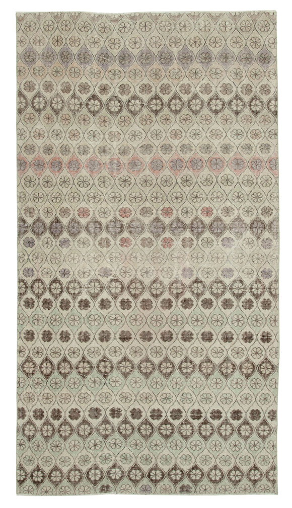5' 1'' x 9' 5'' Hand-Knotted Turkish Boho Rug