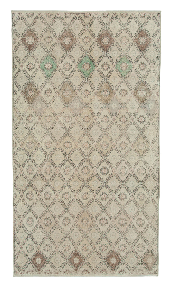5' 6'' x 9' 11'' Hand-Knotted Turkish Boho Rug