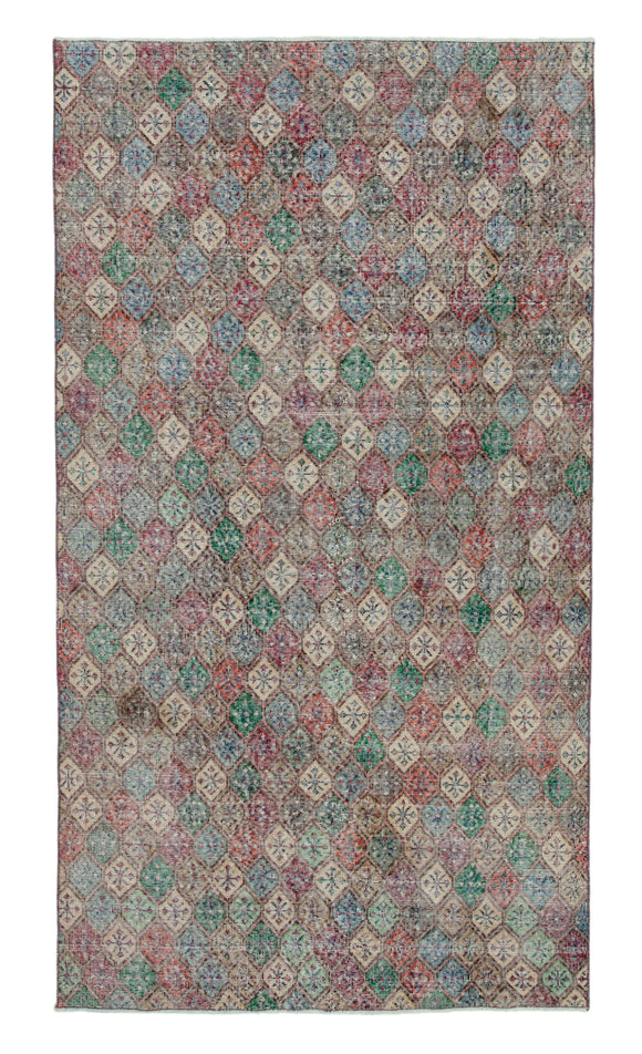 4' 9'' x 8' 9'' Hand-Knotted Turkish Boho Rug