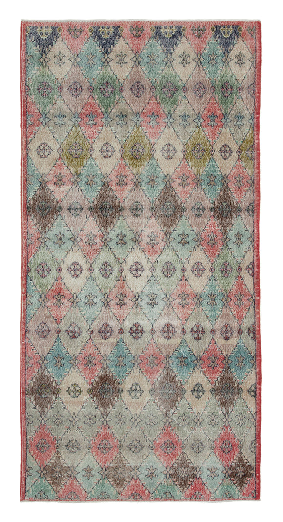 4' 5'' x 8' 11'' Hand-Knotted Turkish Boho Rug