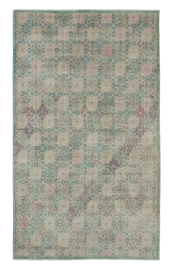 5' 0'' x 8' 6'' Hand-Knotted Turkish Boho Rug