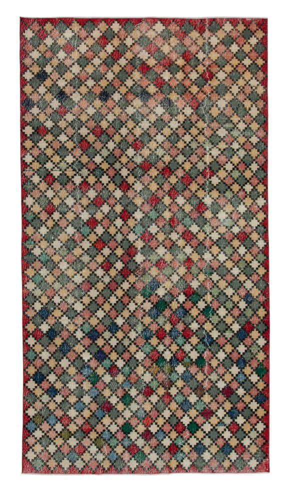 5' 6'' x 10' Hand-Knotted Turkish Boho Rug