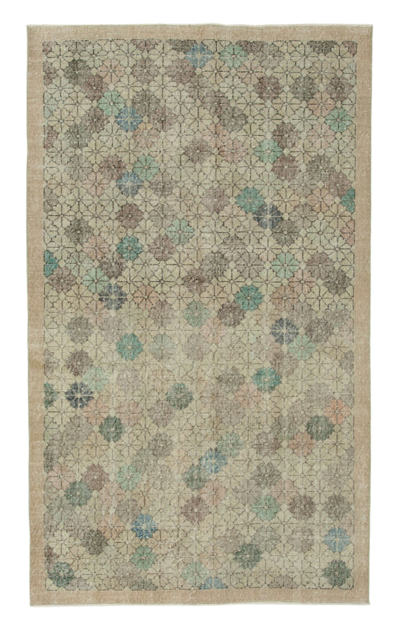 5' 0'' x 8' 7'' Hand-Knotted Turkish Boho Rug