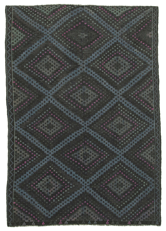 6' 11'' x 9' 11'' Turkish Vintage Kilim Rug