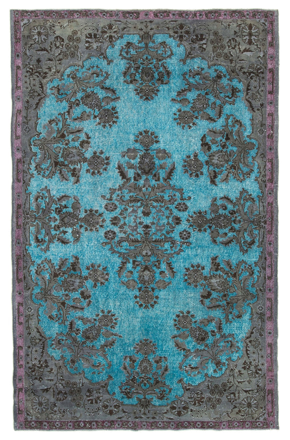 6' 7'' x 10' 6'' Turkish Hand Carved Rug