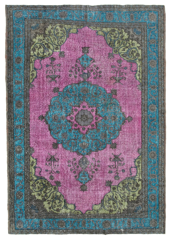 7' 5'' x 10' 6'' Turkish Hand Carved Rug