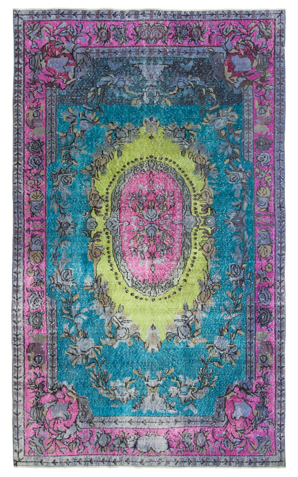 5' 9'' x 9' 9'' Turkish Hand Carved Rug