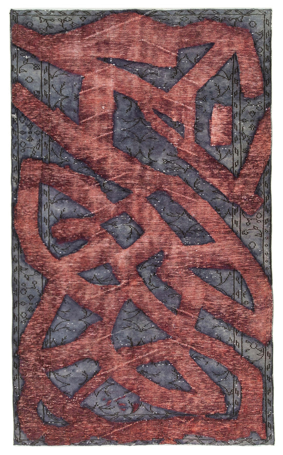 5' 2'' x 8' 8'' Turkish Hand Carved Rug