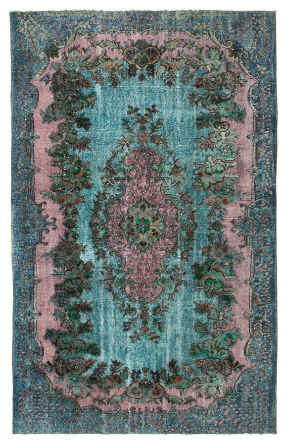 5' 7'' x 8' 11'' Turkish Hand Carved Rug