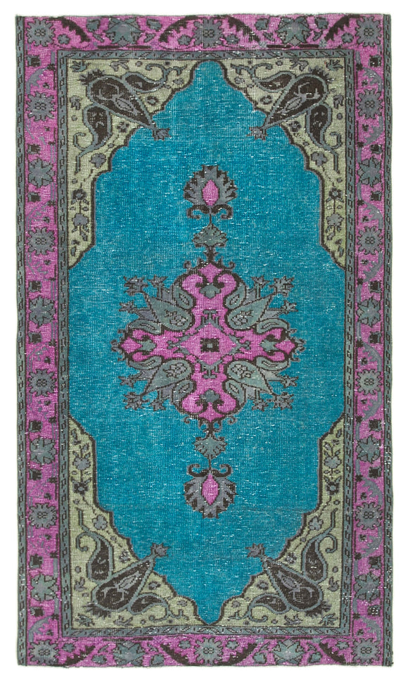 5' 0'' x 8' 8'' Turkish Hand Carved Rug