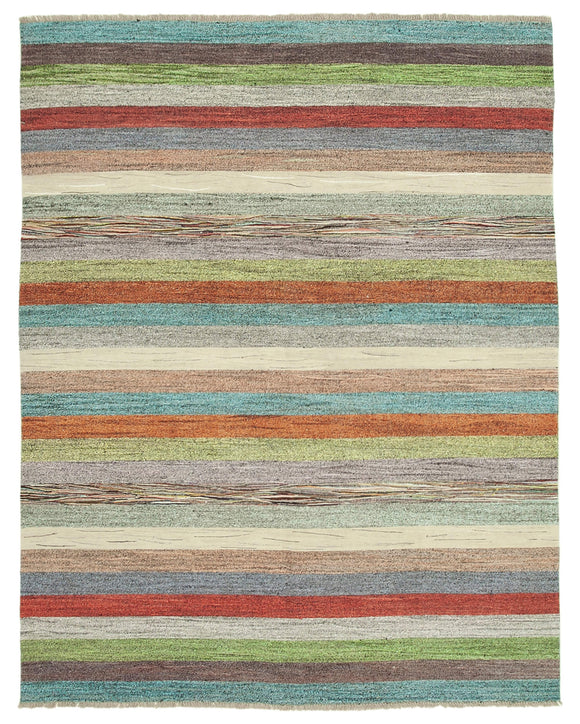 8' x 10' 6'' Handwoven Turkish Kilim Rug